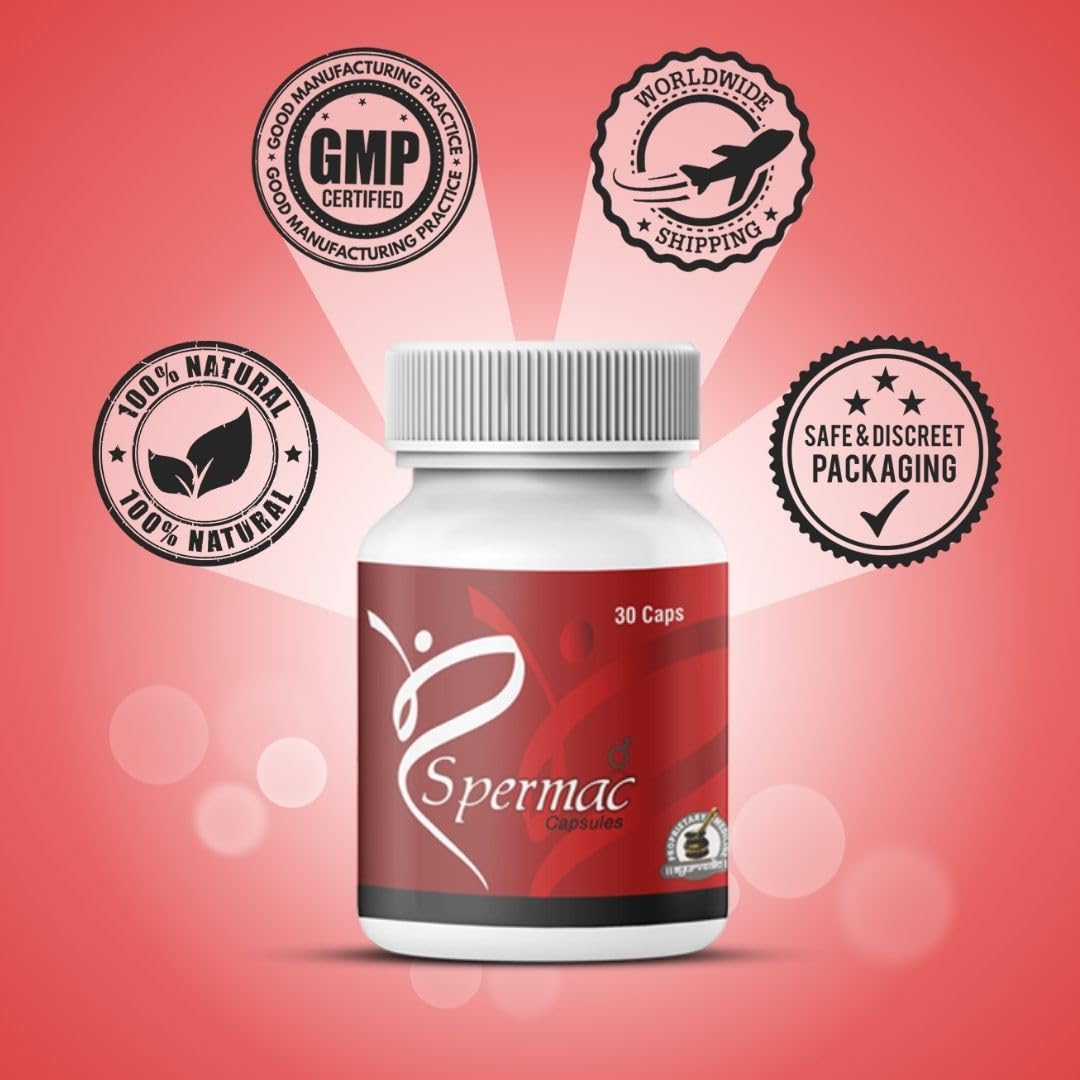 Ayush Remedies Spermac Capsules with Tribulus Terrestris Linn, Asphaltum Panjabinum, 60 Capsules