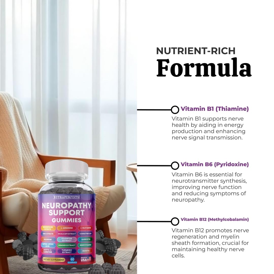 NutraPerfecto Neuropathy Support Gummies 60