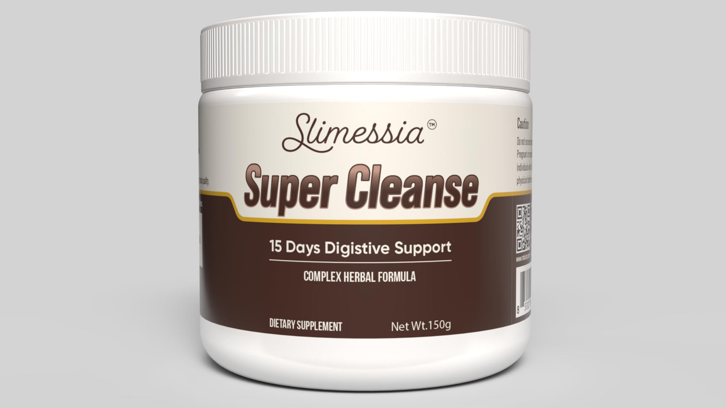 Robutop Slimessia Super Cleanse 15 Days Digestive Support, Complex Herbal Formula Powder 5.22 oz