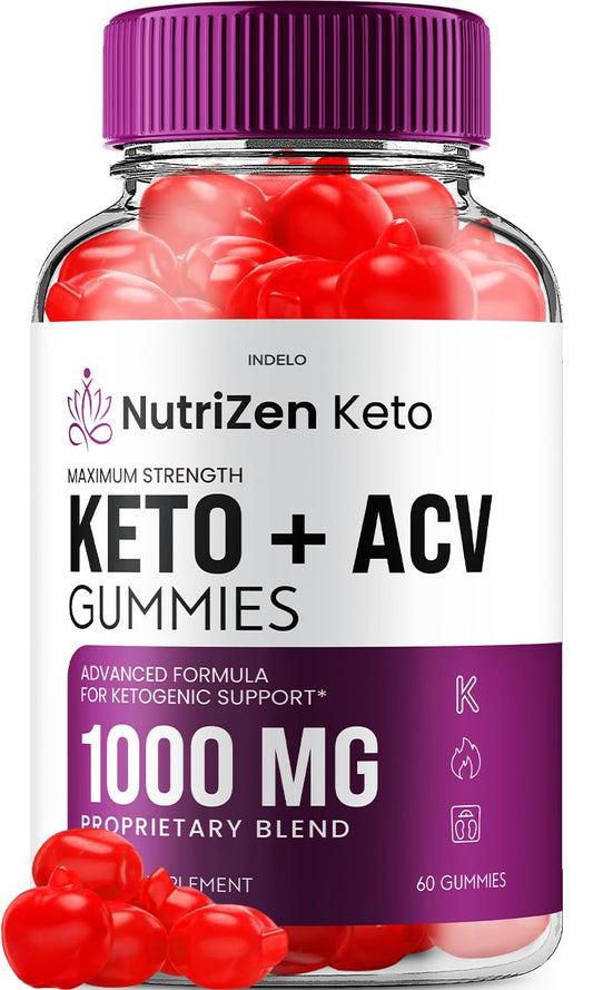 Indelo NutriZen Keto ACV Gummies, 60 Count