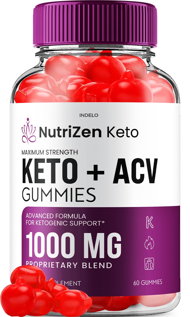 Indelo NutriZen Keto ACV Gummies 60 Count