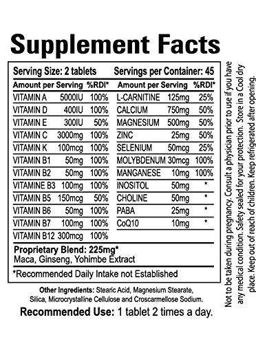 Organic Farms Vitamins Ultra Man Multivitamins Tablet, 90 Tablets