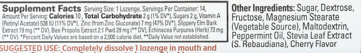 Quantum Zinc Echinacea Cherry-Mint Gummy 14 Count