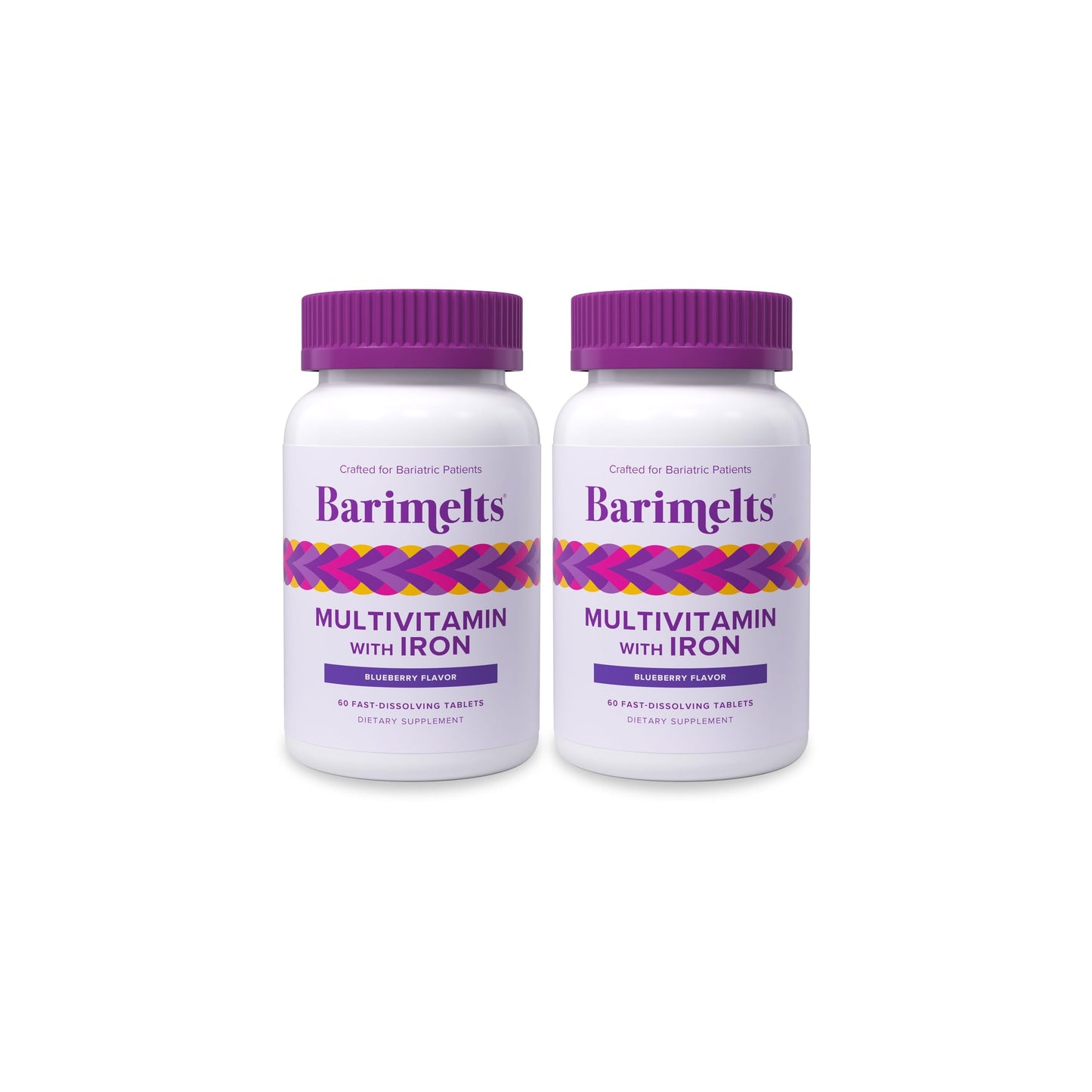 BariMelts Bariatric Multivitamin with Iron Tablets 120