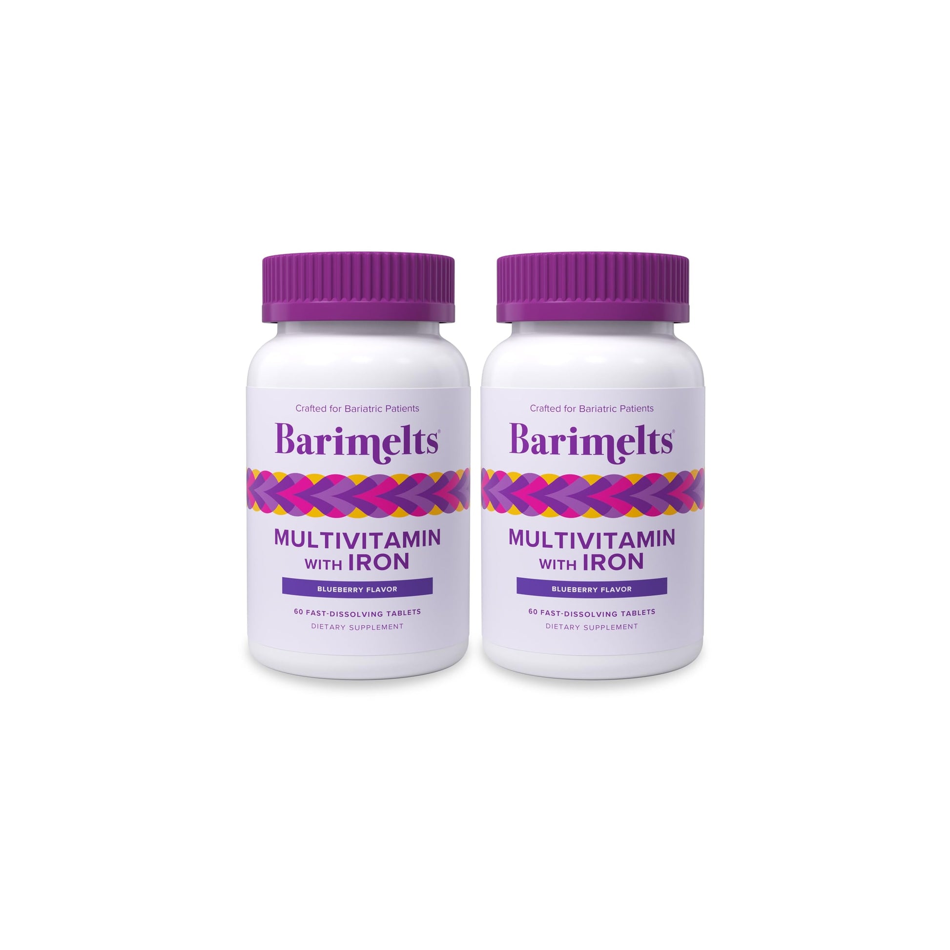 BariMelts Bariatric Multivitamin with Iron Tablets 120 Tablets