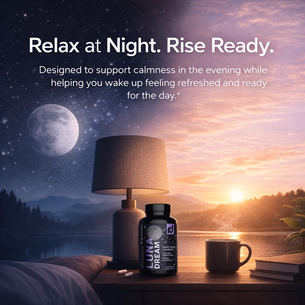 R+D Body Luna Dream Natural Sleep Supplement Capsule 90 Count