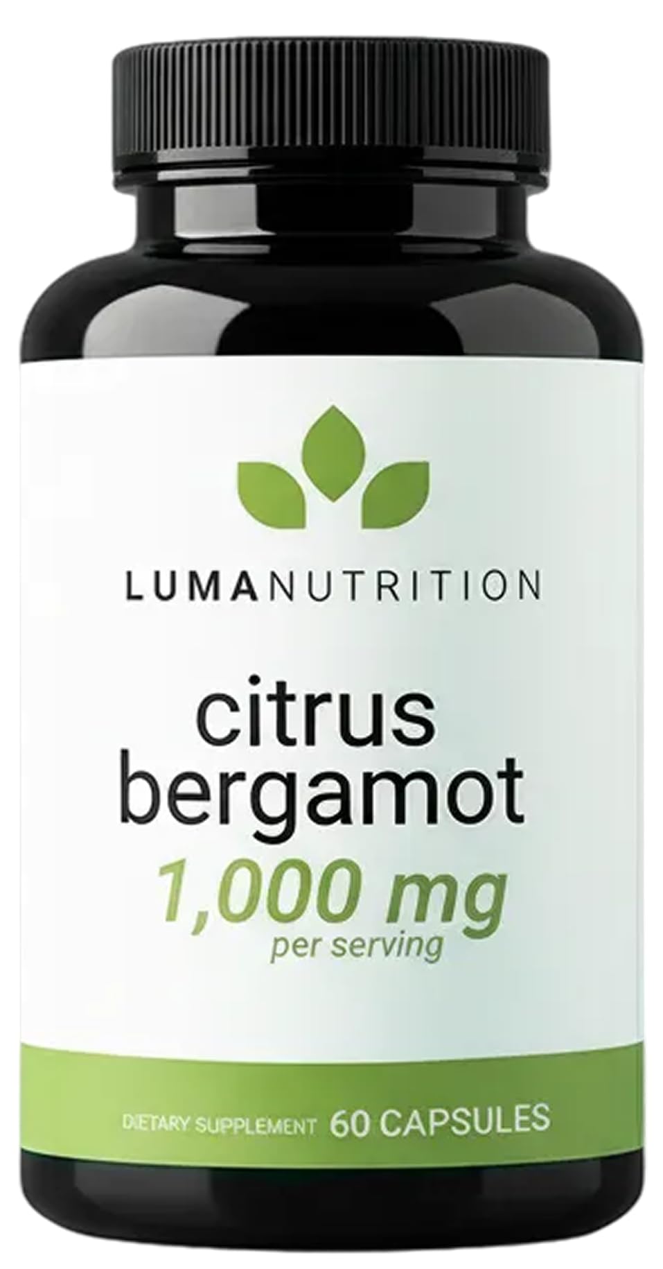 Luma Nutrition Citrus Bergamot 1000mg Capsule, 60 Count