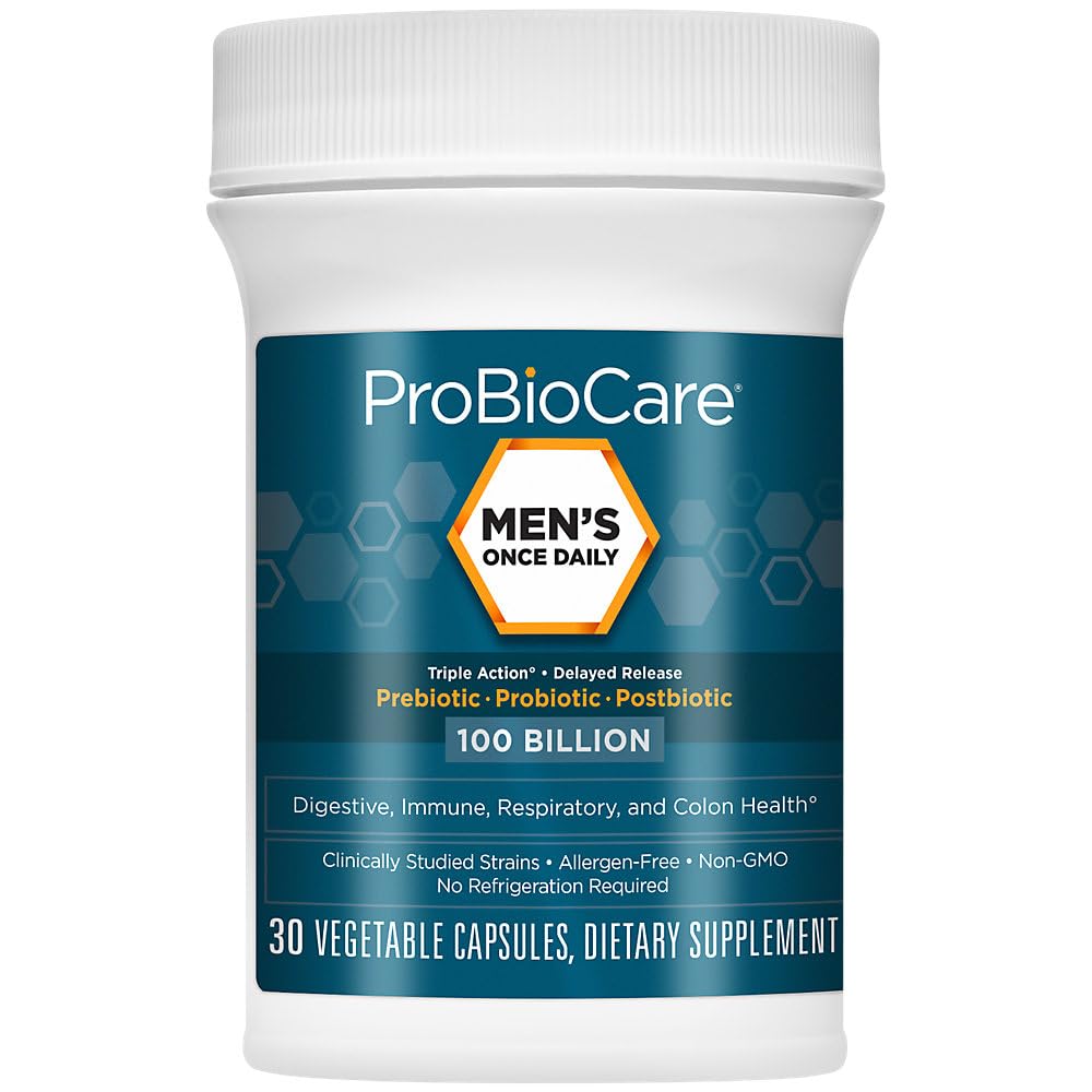 ProBioCare MenaTMs Once Daily Probiotic Digestive Health 100 Billion CFU, Capsule, 30 Count