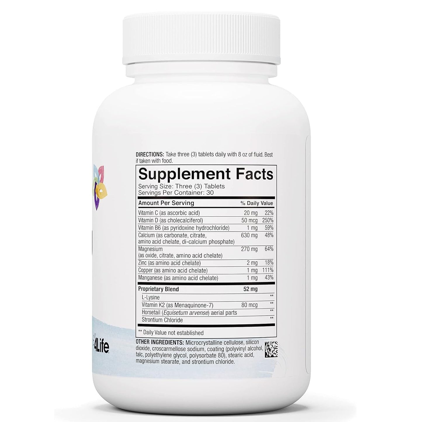4Life Cal-Mag Complex Bone Support with Calcium Magnesium Tablets 90