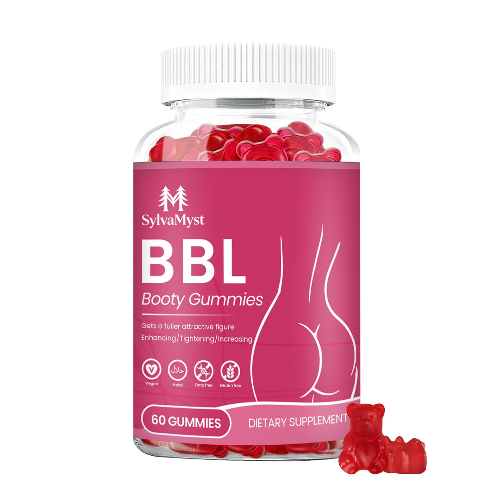SylvaMyst Booty Gummies for Women Gummy 60