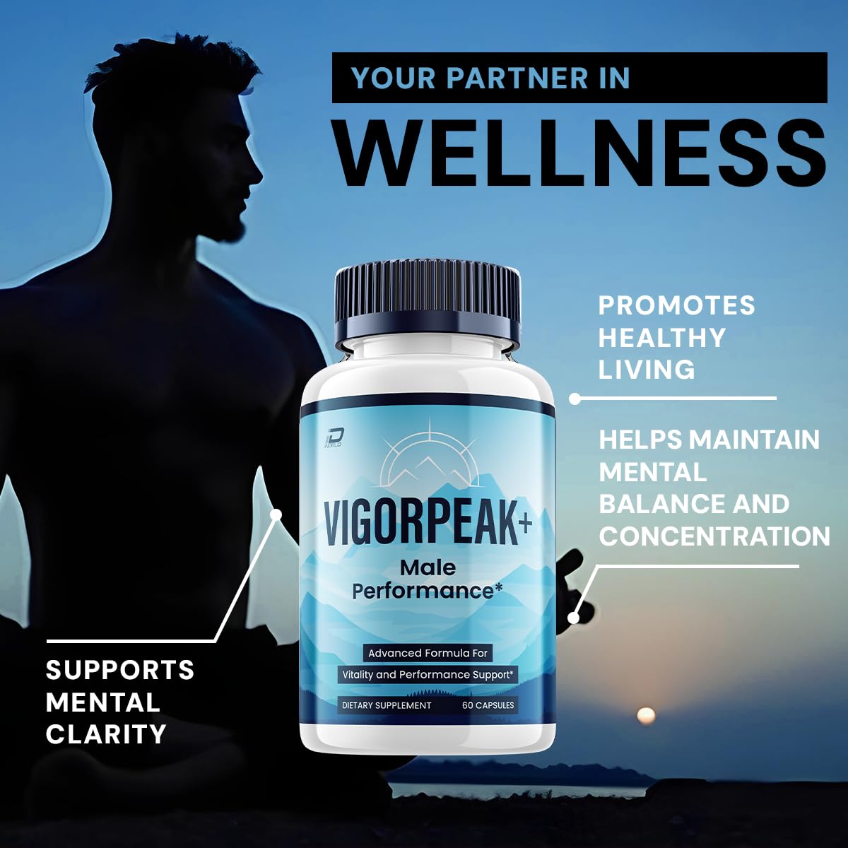 Indelo VigorPeak Capsules 300 Capsules