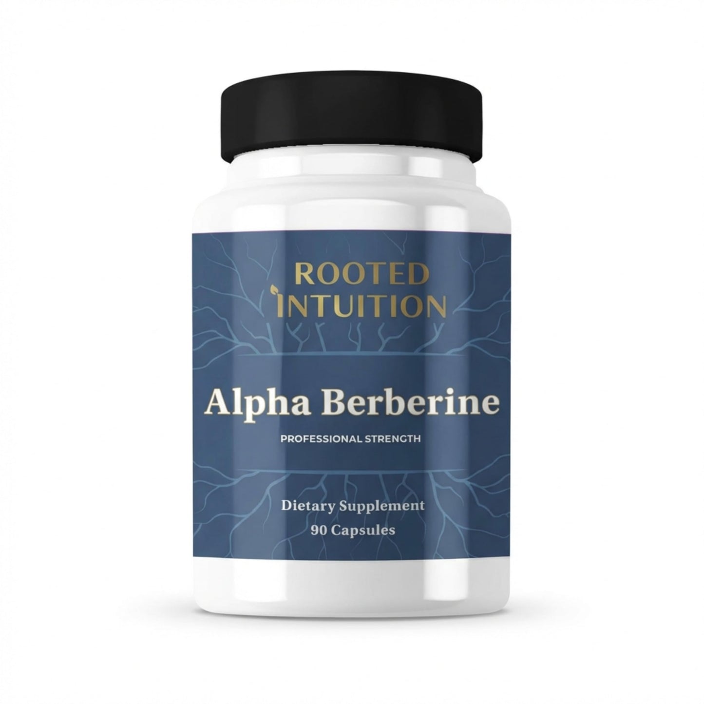 Rooted Intuition Alpha Berberine with Berberine HCl & Alpha-Lipoic Acid Capsules, 90 Count