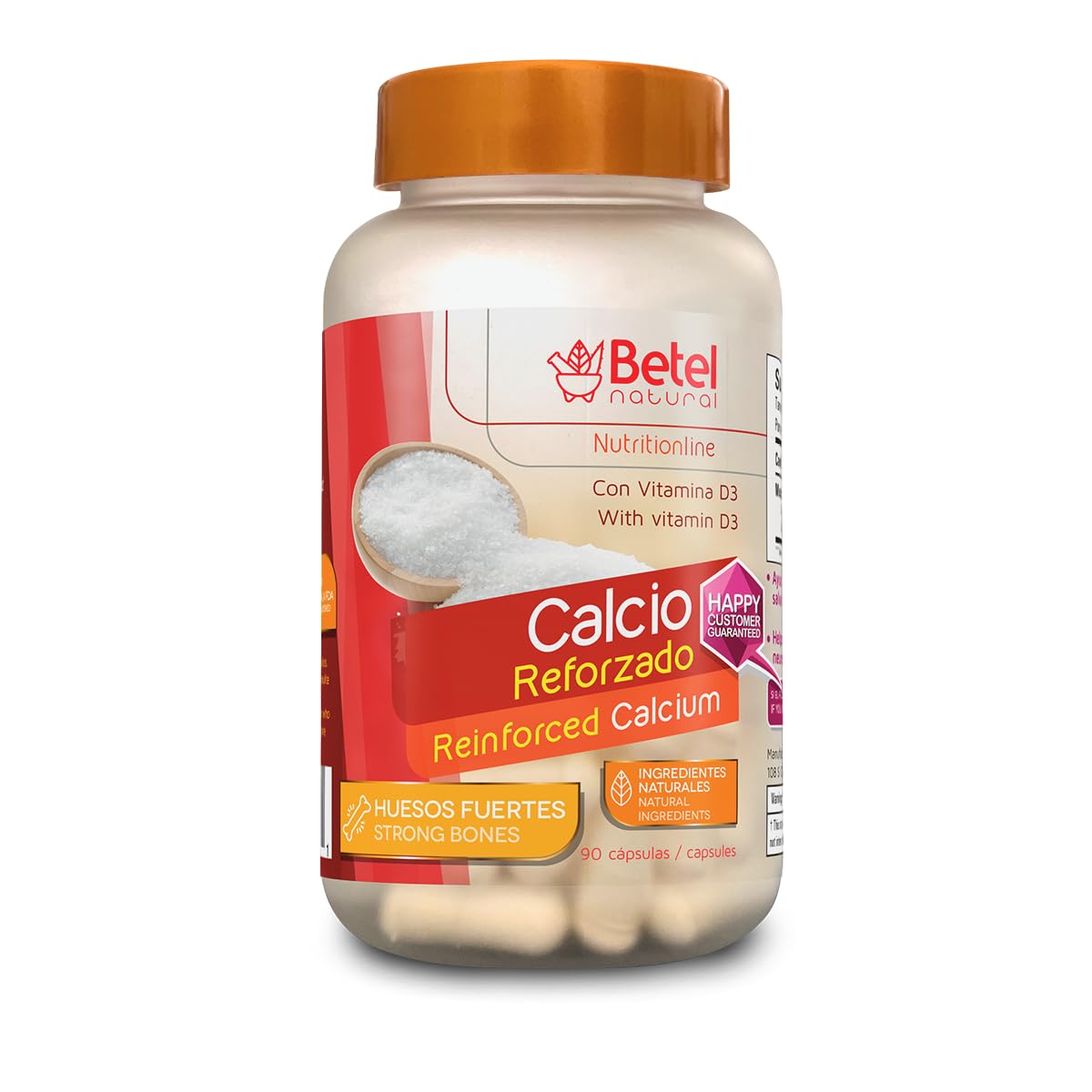 Betel Natural Premium Reinforced Calcium with Vitamin D Capsules 1 Count