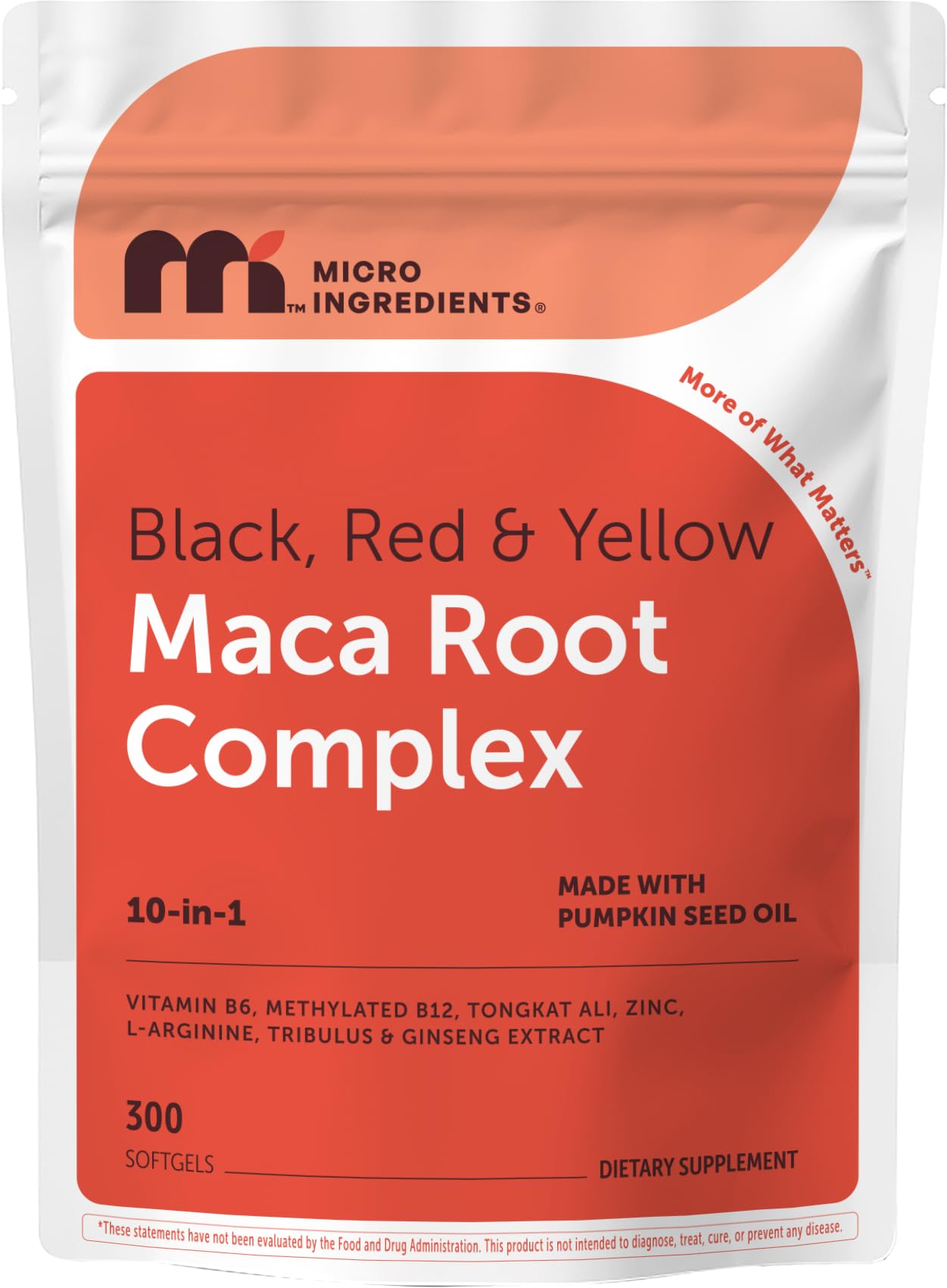 Micro Ingredients Maca Root Complex for Women & Men Softgels 300