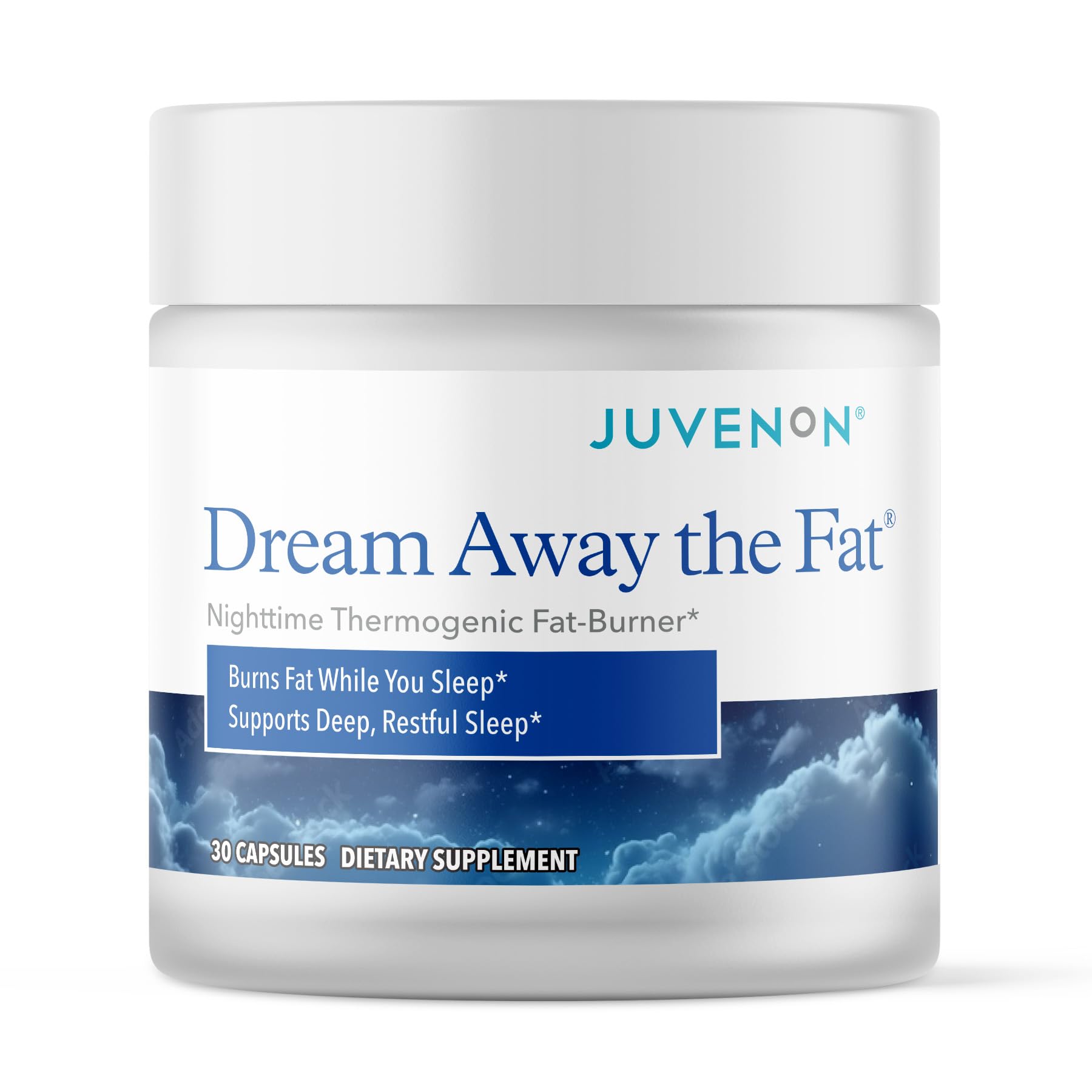 Juvenon Dream Away the Fat Nighttime Support with Melatonin, Grains of Paradise & Chromium – Relaxation & Metabolism Support While You Rest, 30 Capsules