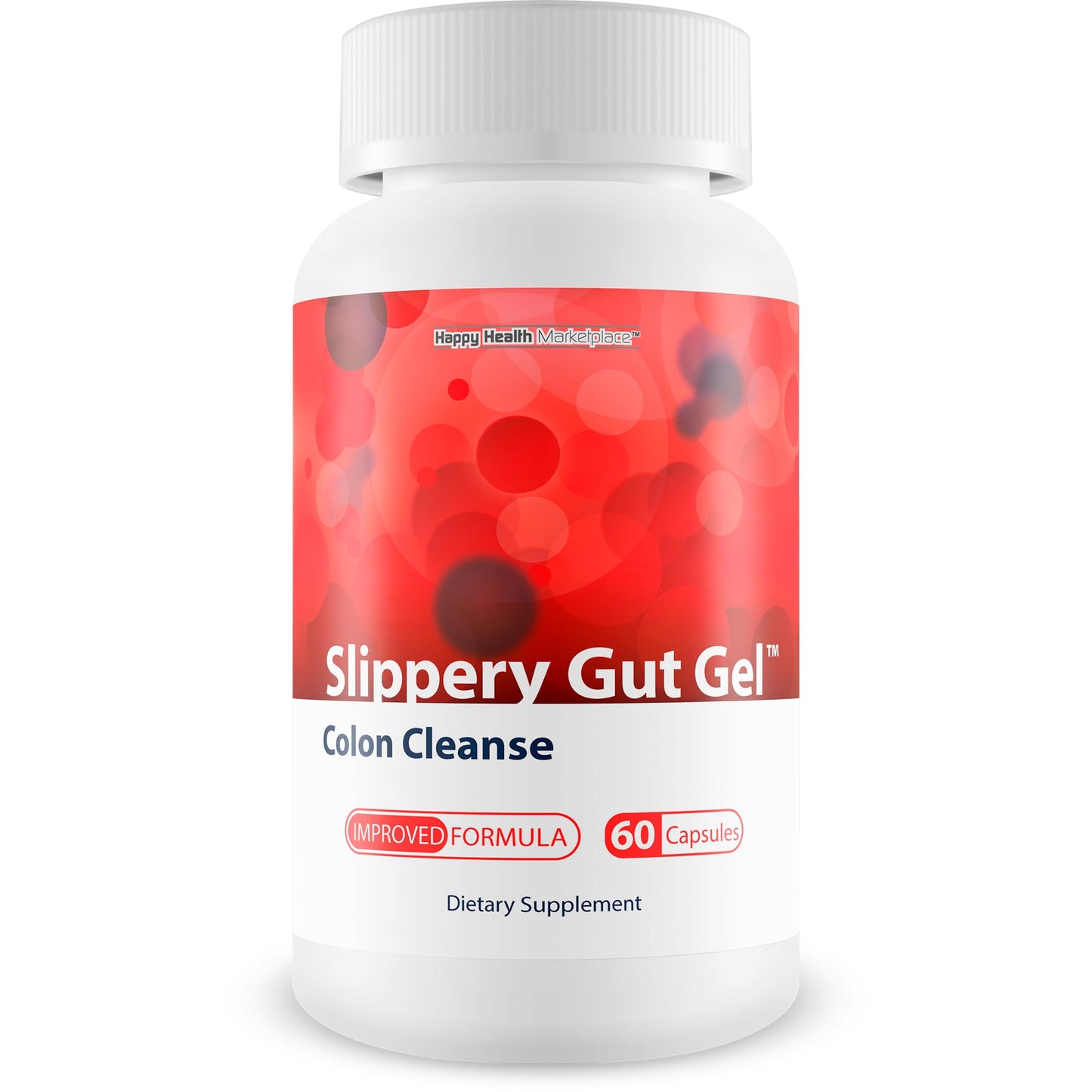 Happy Health Marketplace Slippery Gut Gel Colon Cleanse Capsules 60 Count