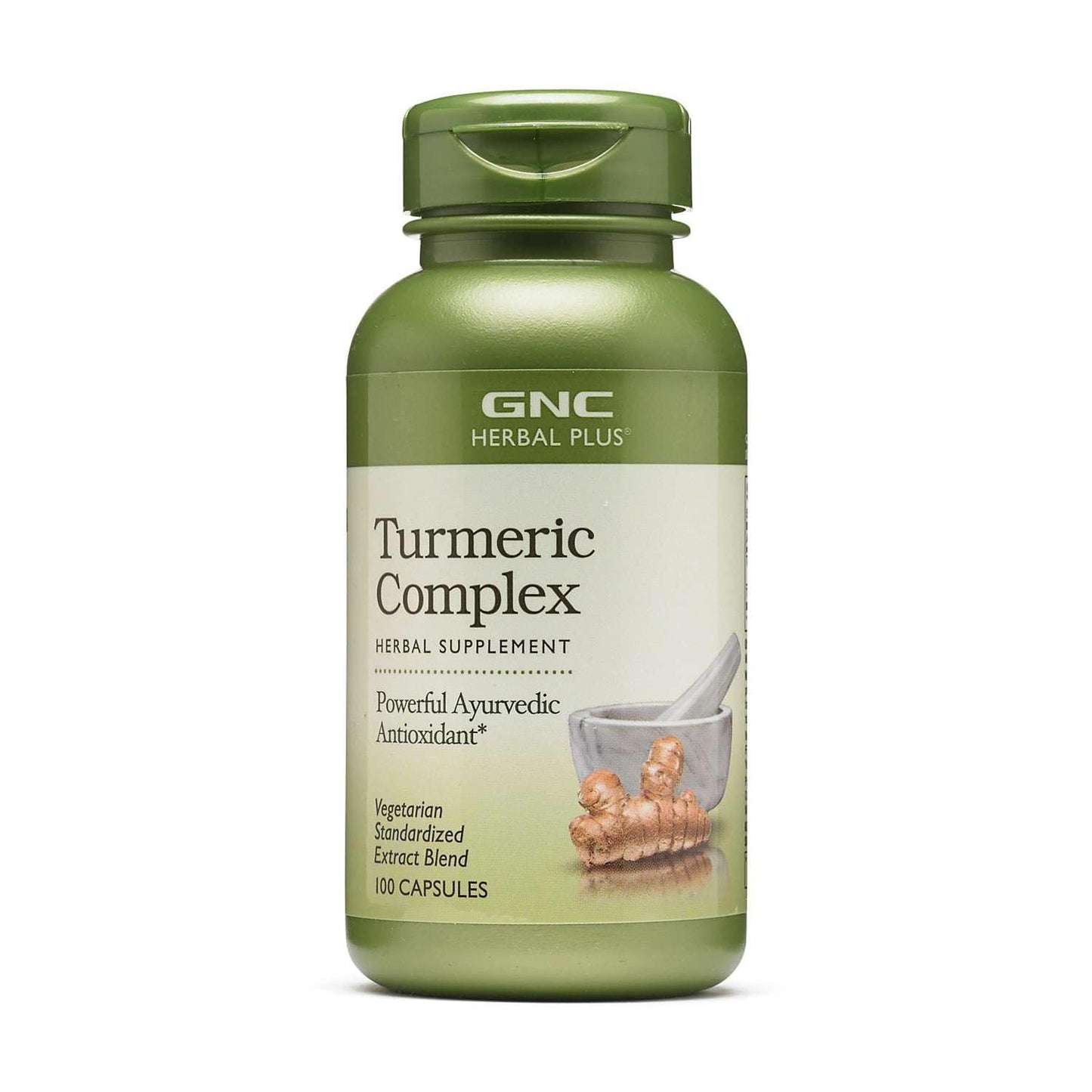 GNC Herbal Plus Turmeric Complex Supplement, 100 Capsules