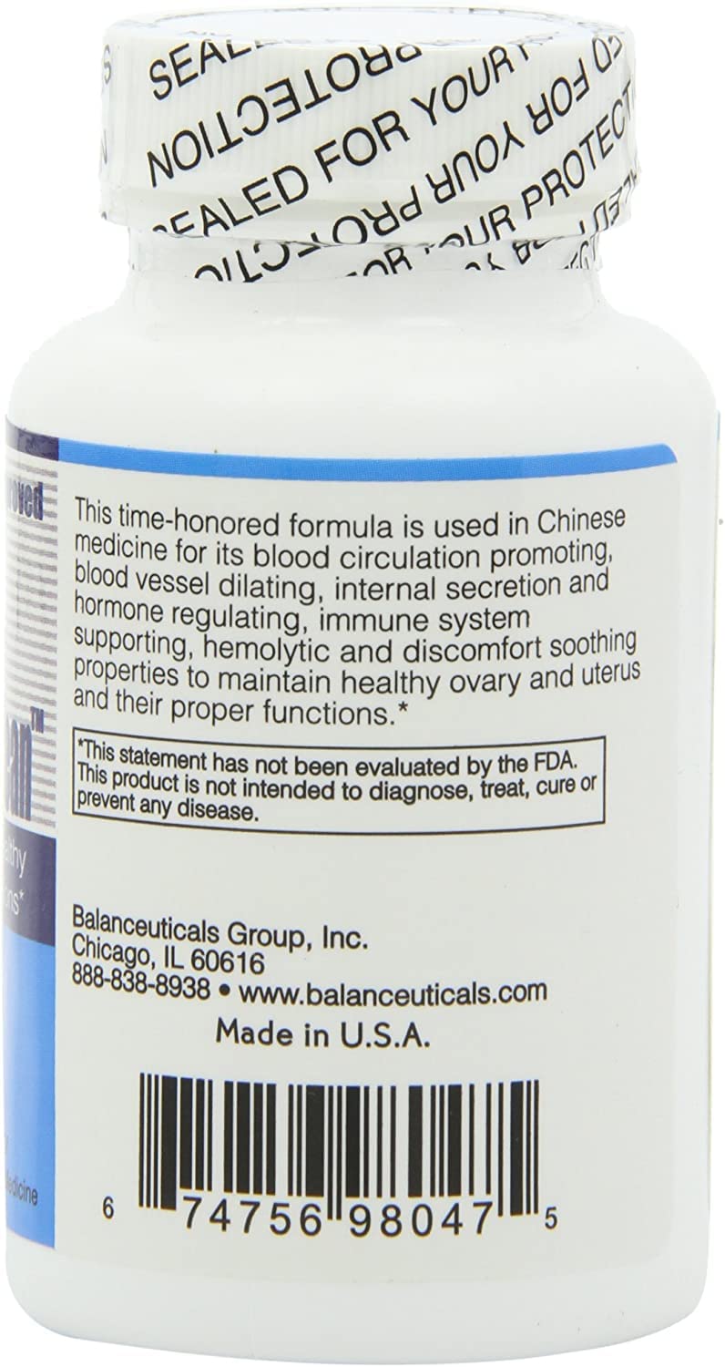Balanceuticals Ovary & Uterus Clean 500 mg Dietary Supplement Capsules, 120 Capsules