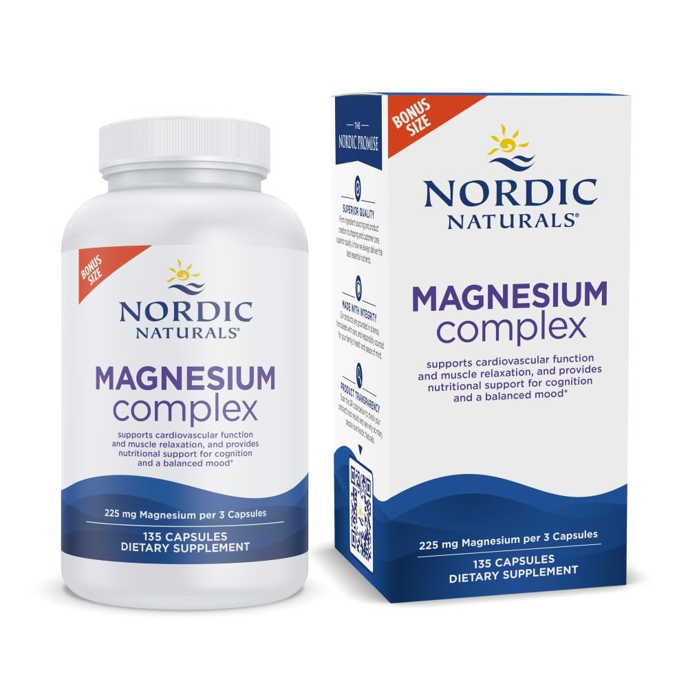 Nordic Naturals Magnesium Complex 225mg 135 Capsules