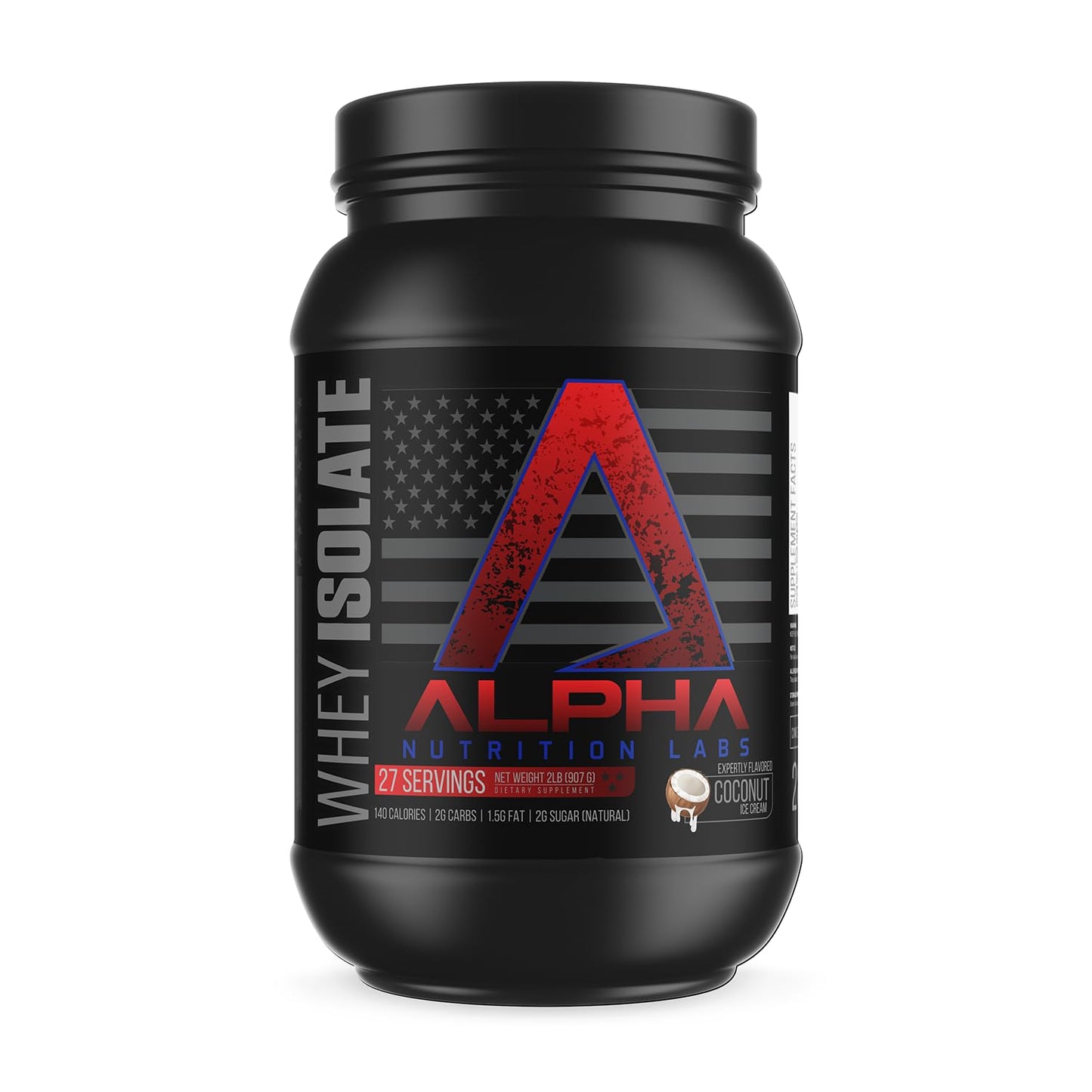 Alpha Nutrition Labs Whey Isolate Protein Powder 32 Servings