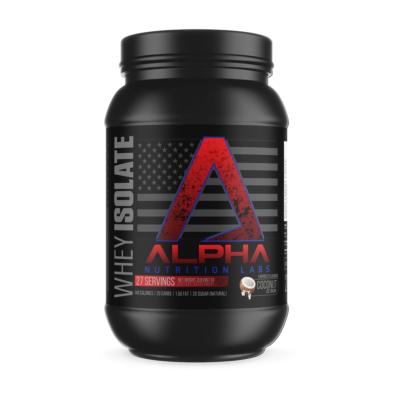 Alpha Nutrition Labs Whey Isolate Protein Powder 32 Servings