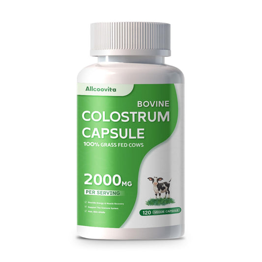 Allcoovita Bovine Colostrum Gummies 120 Count