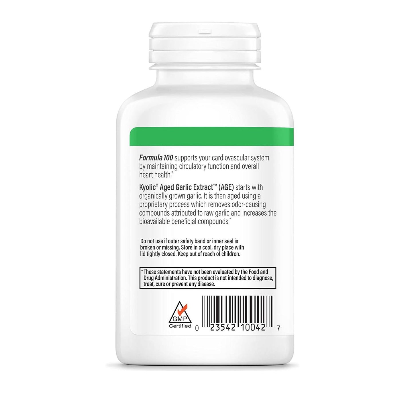 Kyolic Aged Garlic Extract Formula 100 Cardiovascular Health 200 Capsules