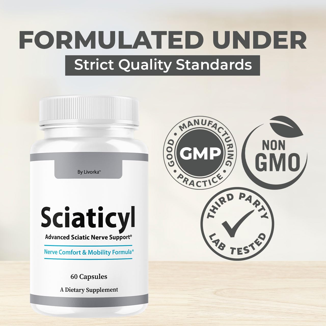 LIVORKA Sciaticyl Capsules, 300 Capsules