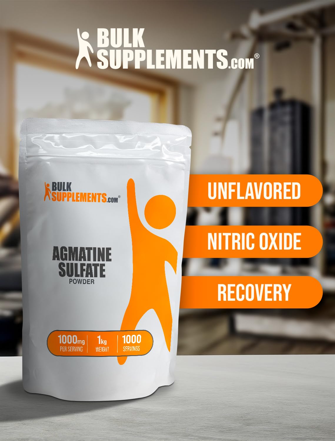 BulkSupplements Agmatine Sulfate Powder