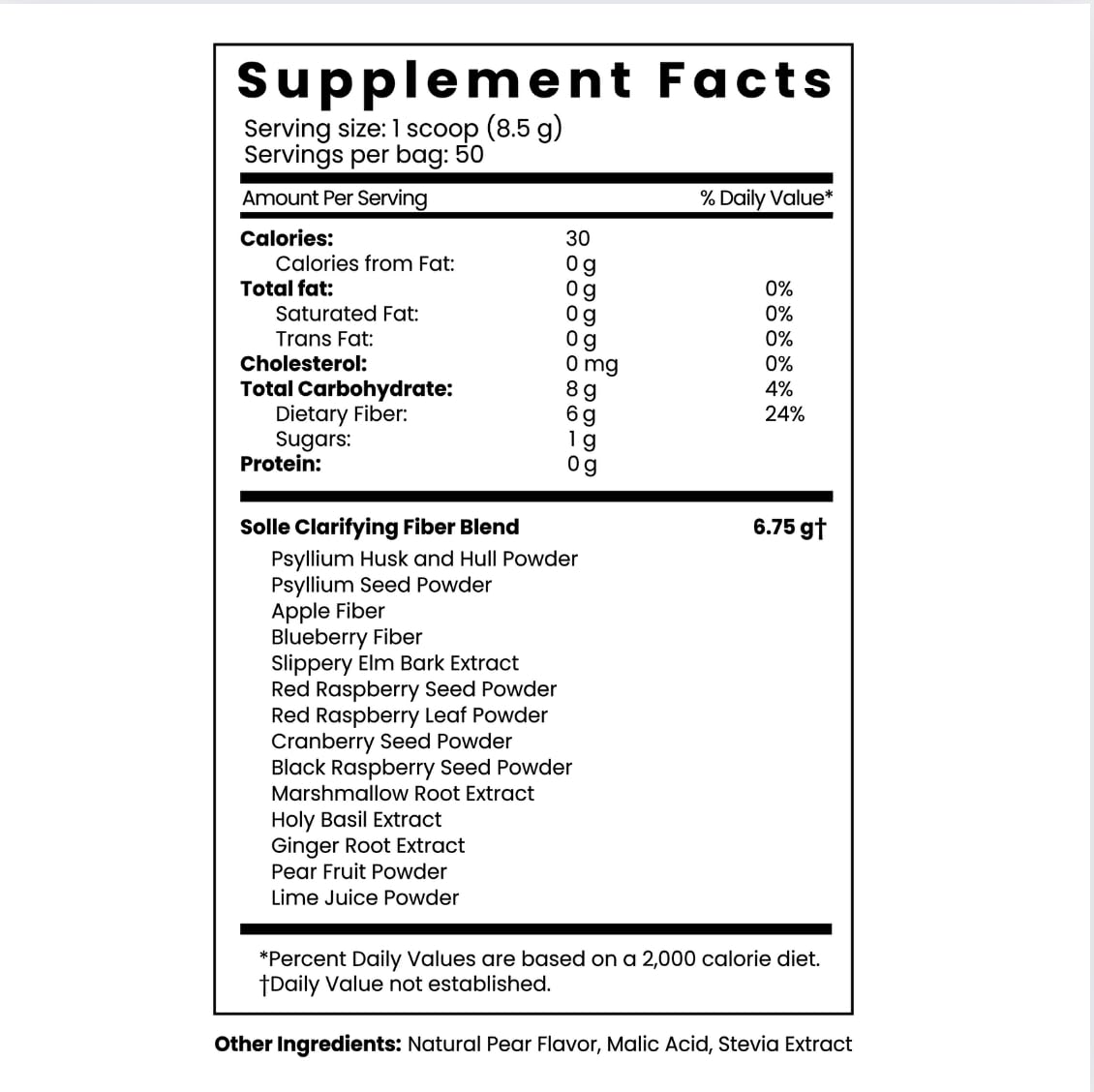 Solle Naturals Good Fibrations Fiber Supplement Powder 15 Ounce