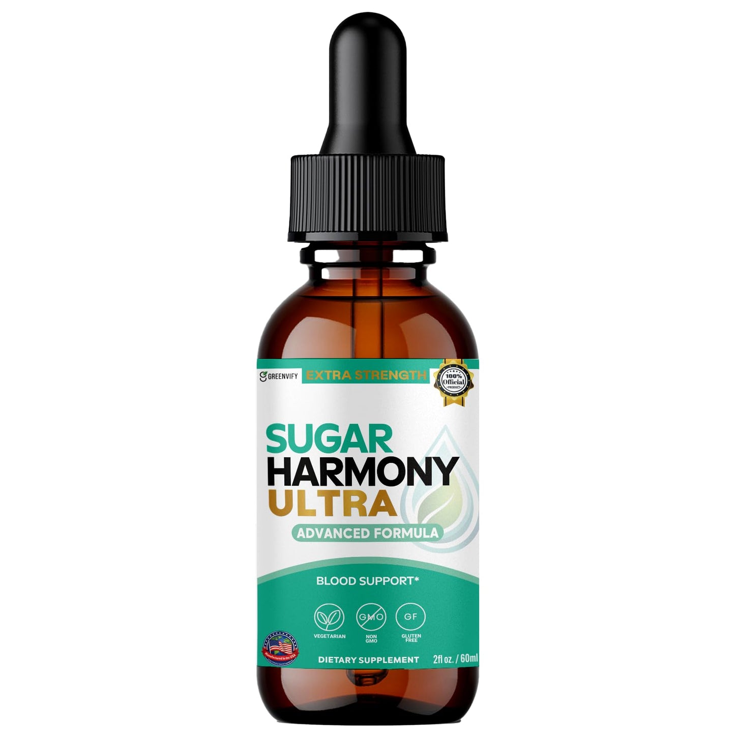 GREENVIFY Sugar Harmony Ultra Advanced Formula Blood Support Capsule, 60 Count