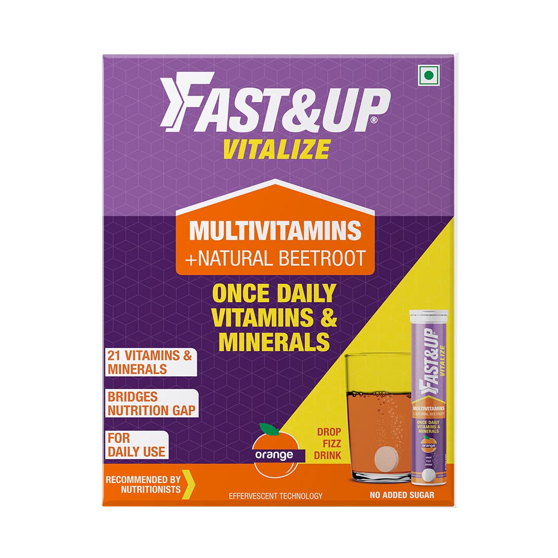 FAST&UP Vitalize Multivitamin Supplement 60 Tablets