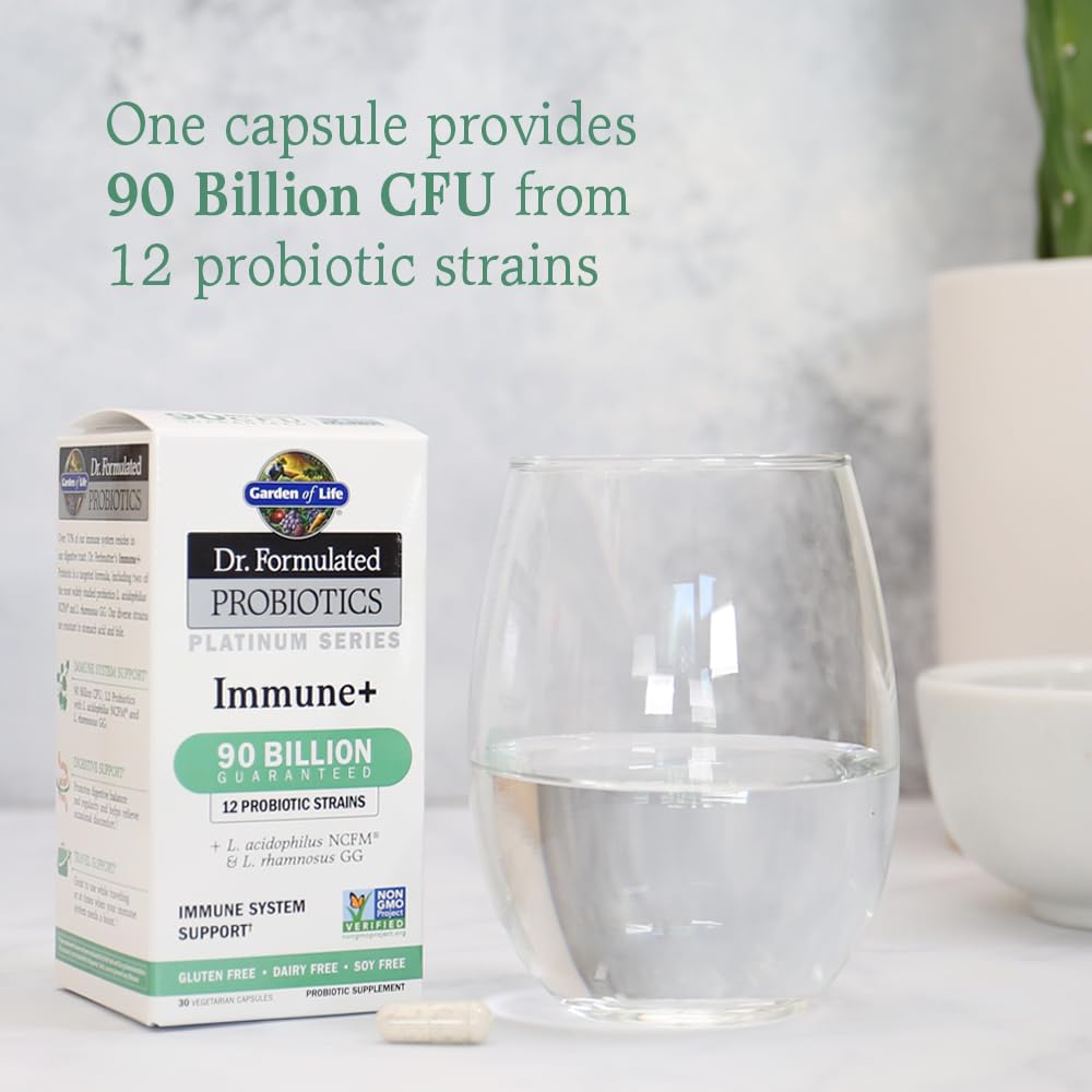 Garden of Life Dr Formulated Platinum Immunity Probiotic Capsule, 30 Count