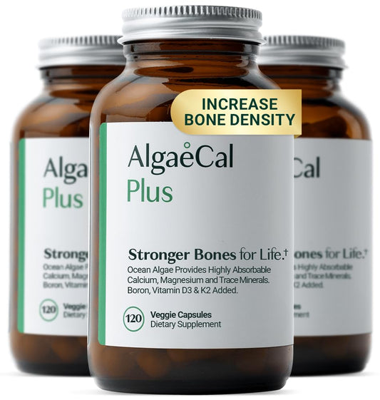 ALGAECAL Organic Red Algae Calcium Supplement Capsules, 360 Count