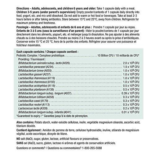 Jamieson Probiotic Capsule, 10 billion, 16 Capsules