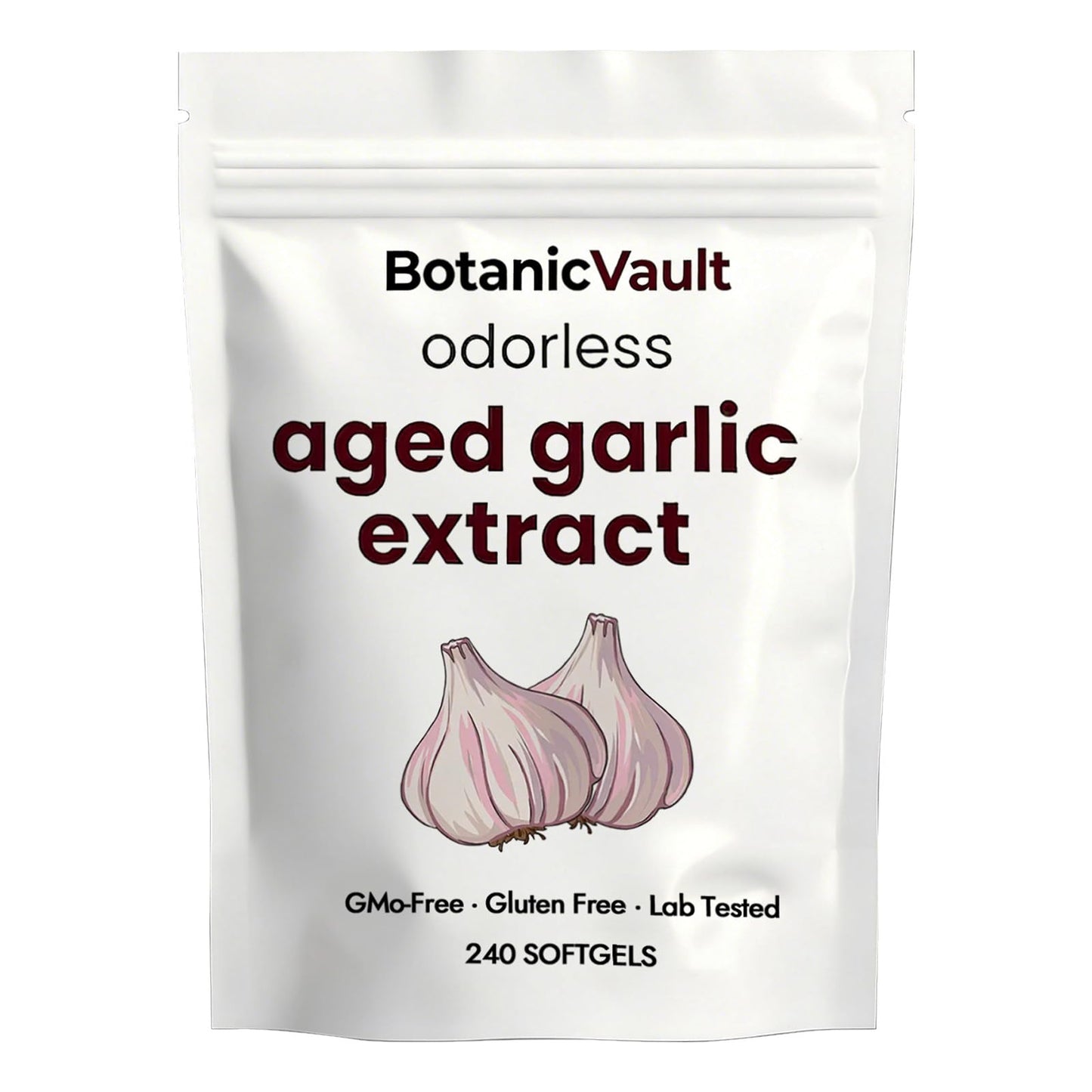 Botanic Vault EverWell Aged Garlic Extract Softgels, 240