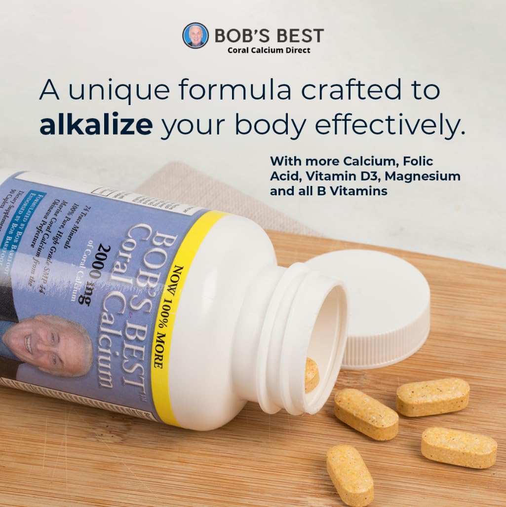Bob's Best Coral Calcium 2000 mg Caplets, 270 Count