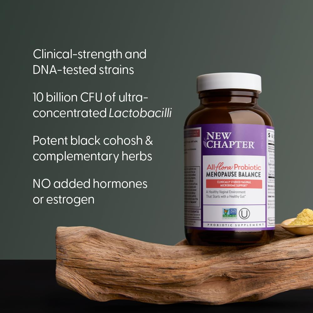 New Chapter All-Flora Probiotic Menopause Balance 30 Capsules
