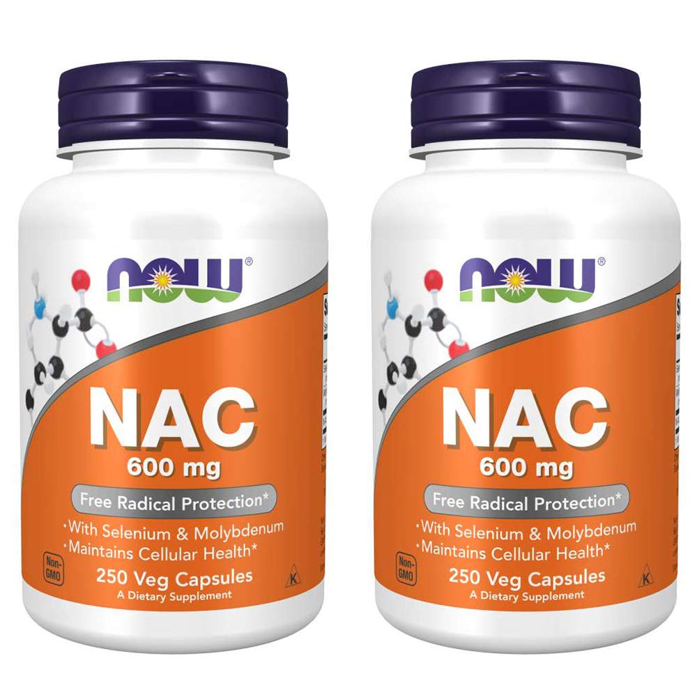 NOW Foods N-Acetyl Cysteine 600mg Capsule, 500 Capsules