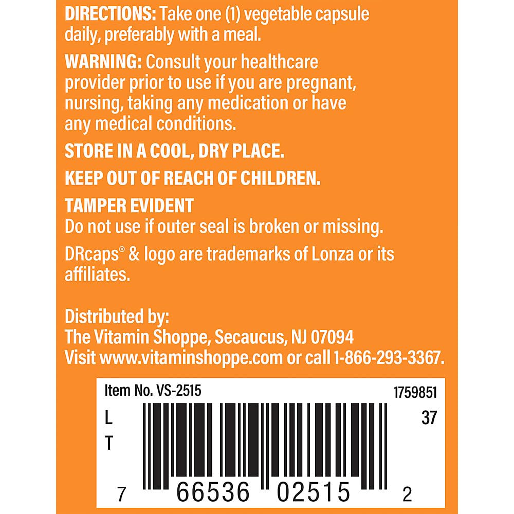 The Vitamin Shoppe Probiotics 4 Billion CFU - Digestive Health, Gut Flora Balance & Immune System Support Capsules, 90 Vegetable Capsules