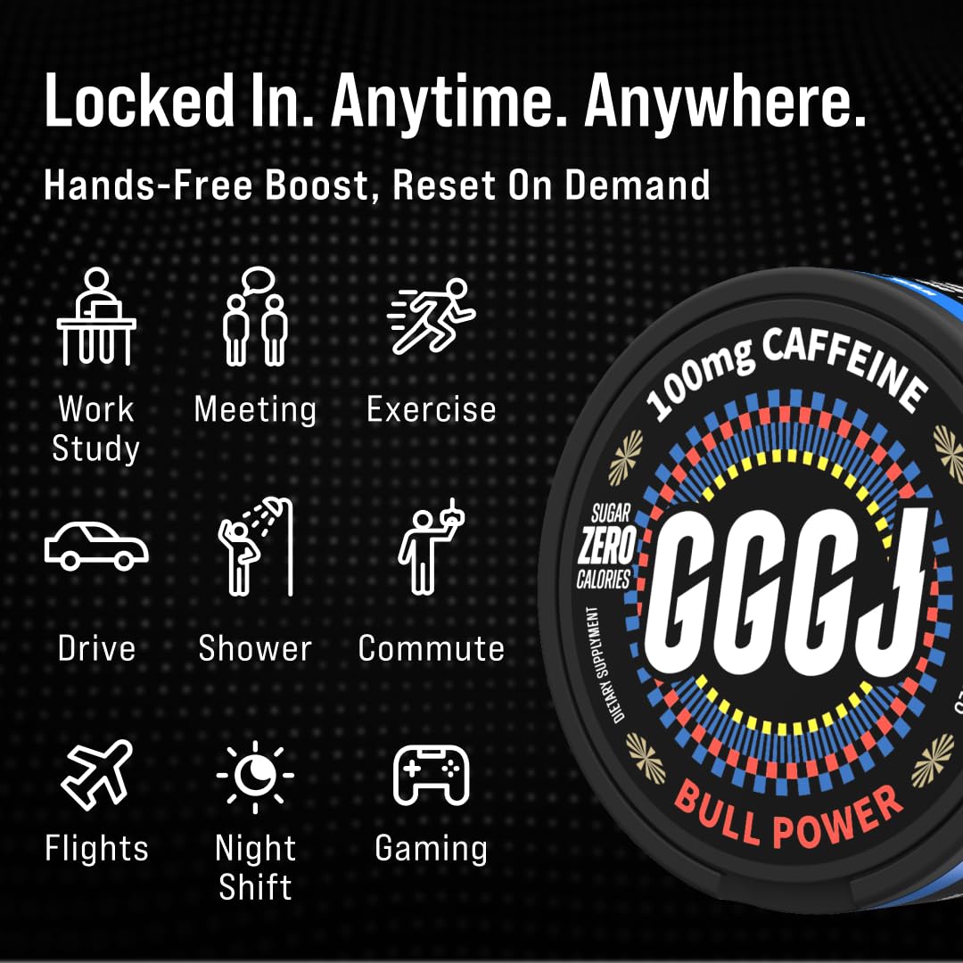 GGGJ Plant-Based Nootropic Pouches Chewable 75