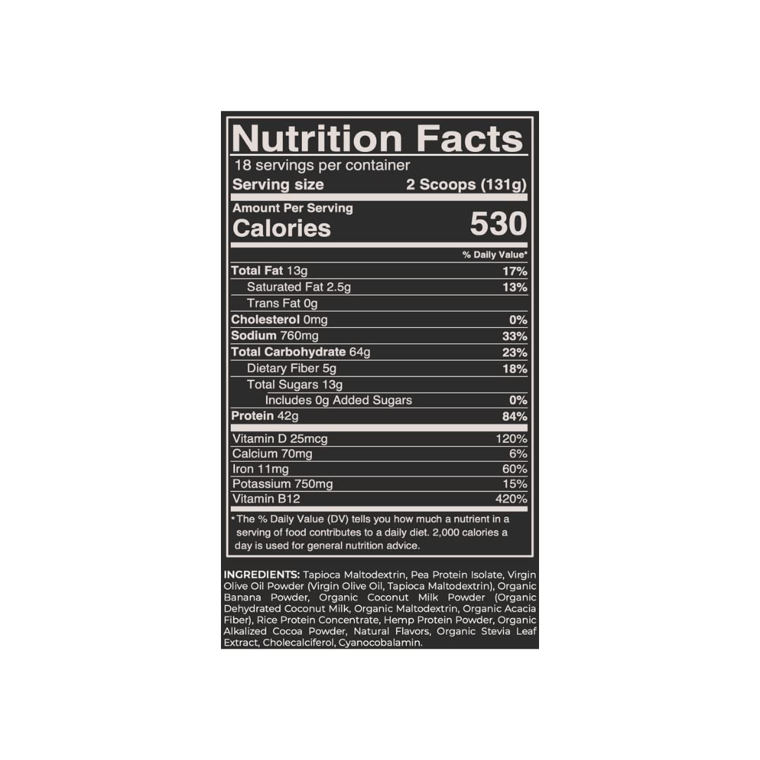 Gorilla Gulps Chocolate Vegan Mass Gainer Powder 83.04