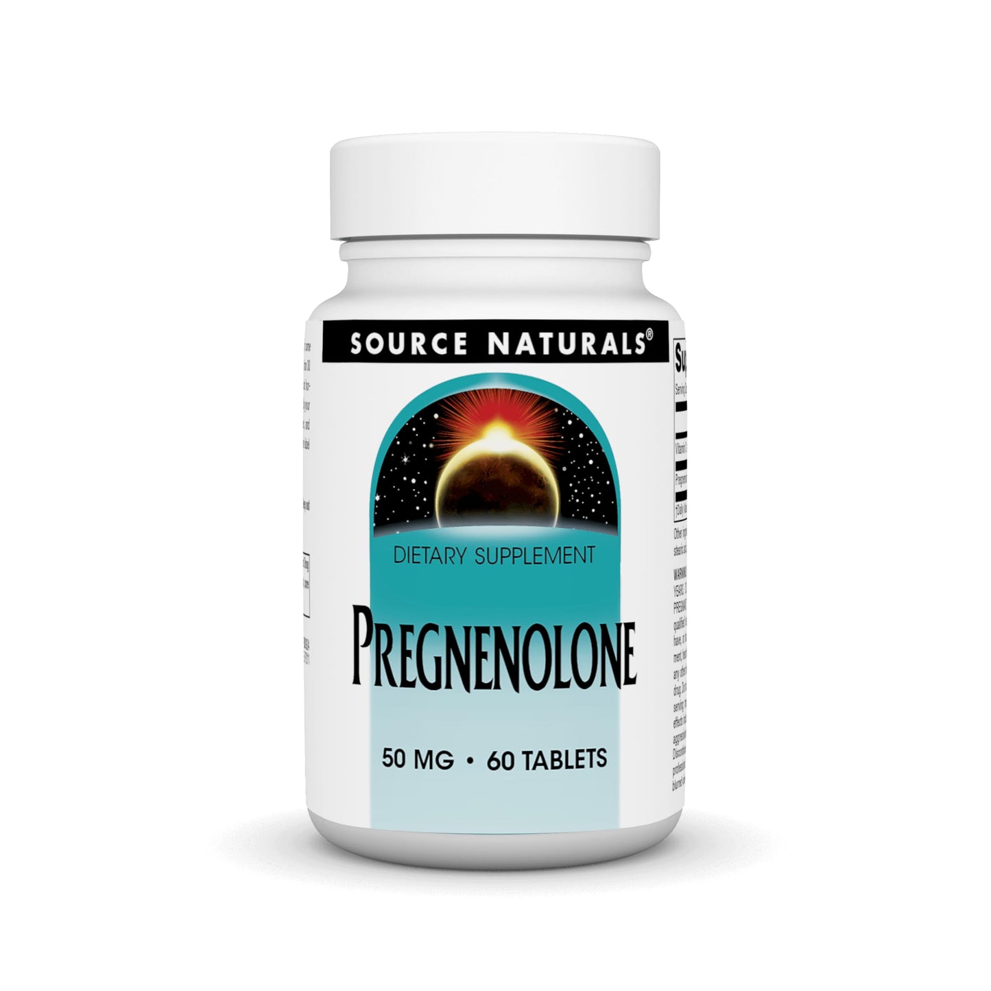 Source Naturals Pregnenolone 50mg Tablets, 60 Count