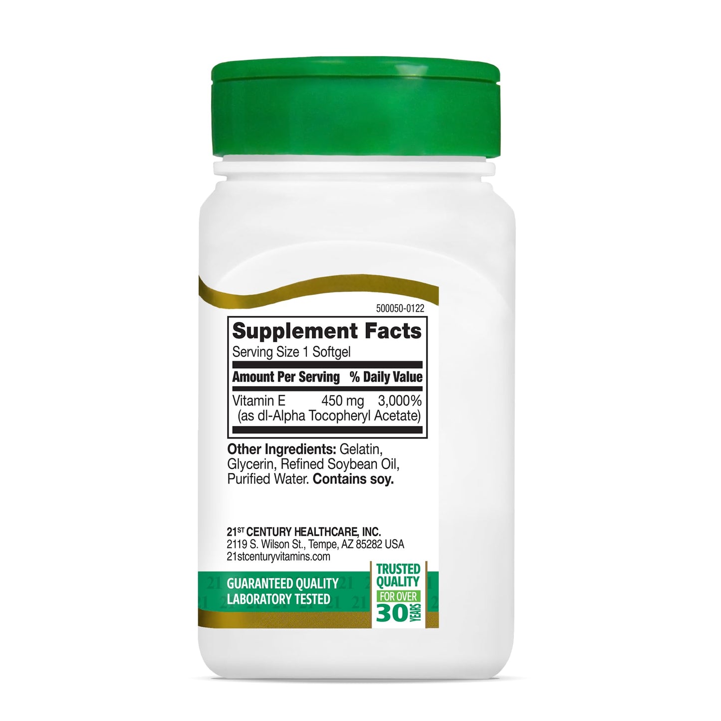 21st Century Vitamin E 1000 IU Softgels, 55 Count