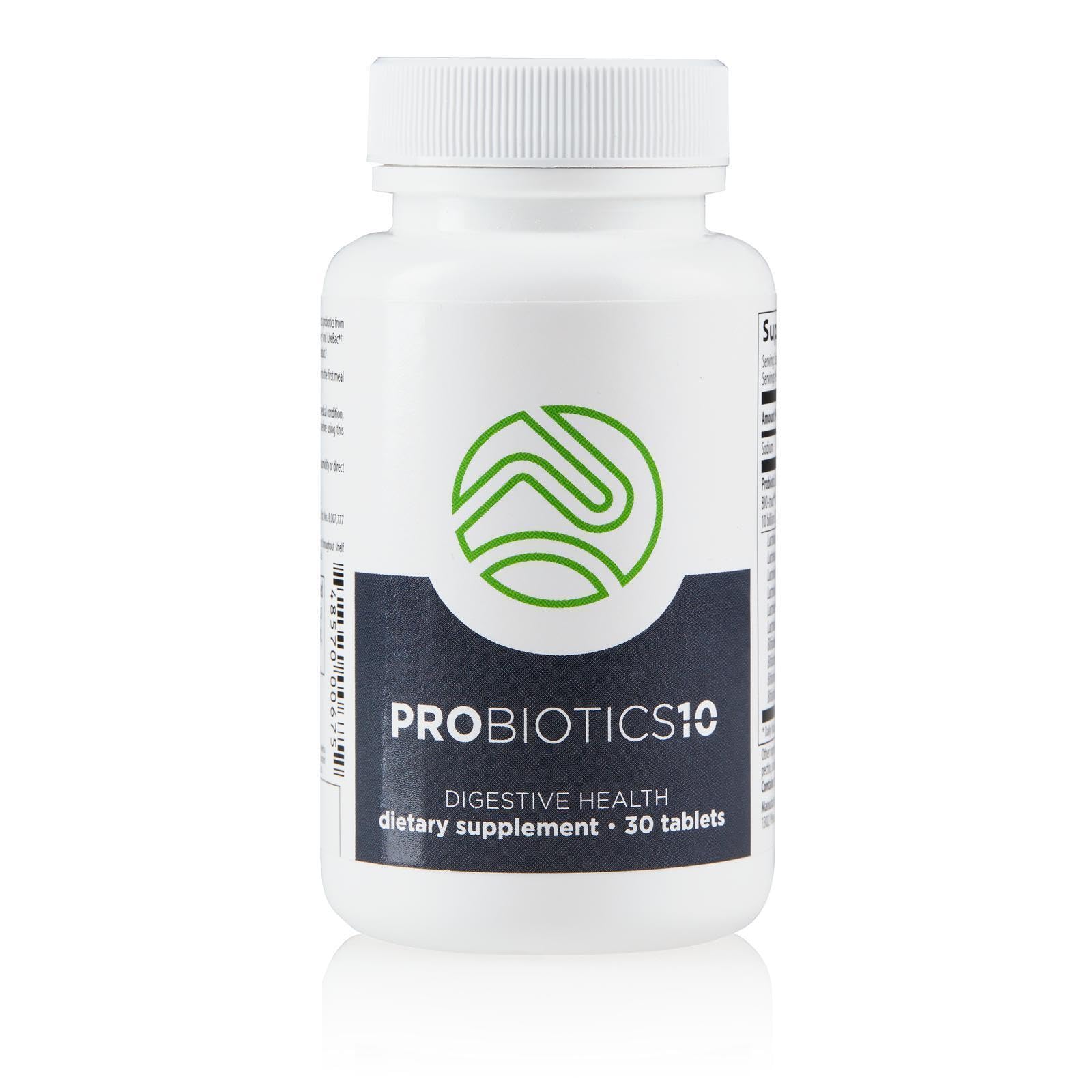 NutriClean Probiotics-10 Probiotic Supplement Tablet 30 Count