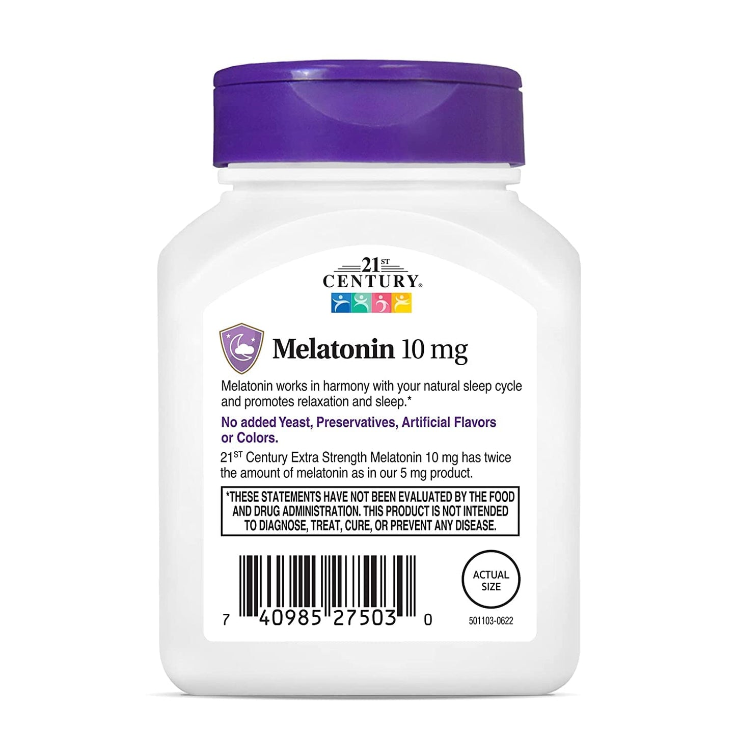 21st Century Melatonin Cherry Flavor 10 mg, 240 Tablets