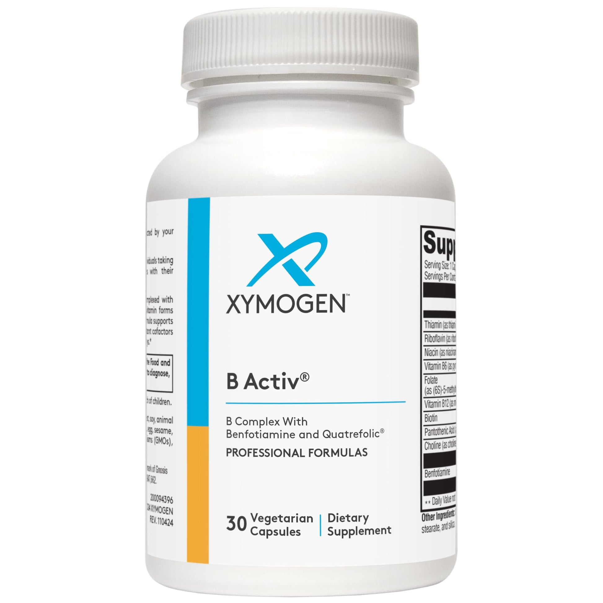 XYMOGEN Vitamin B Complex Capsule, 30 Capsules