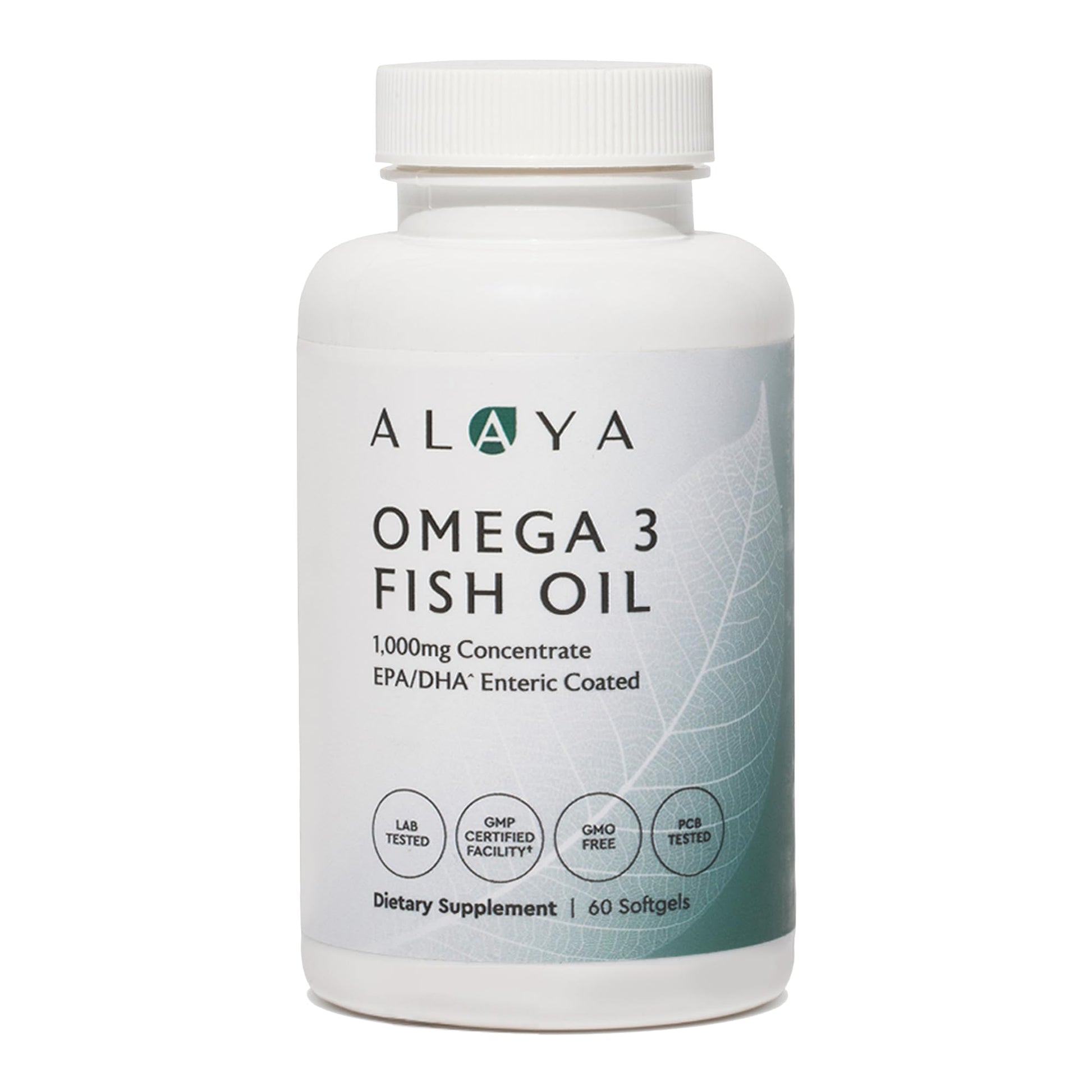 Alaya Naturals Omega 3 Fish Oil Softgels 60
