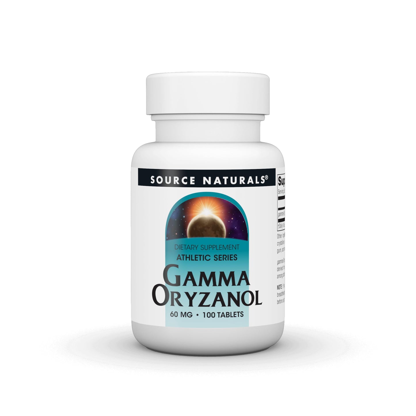 Source Naturals Gamma Oryzanol 60 mg, 100 Tablets