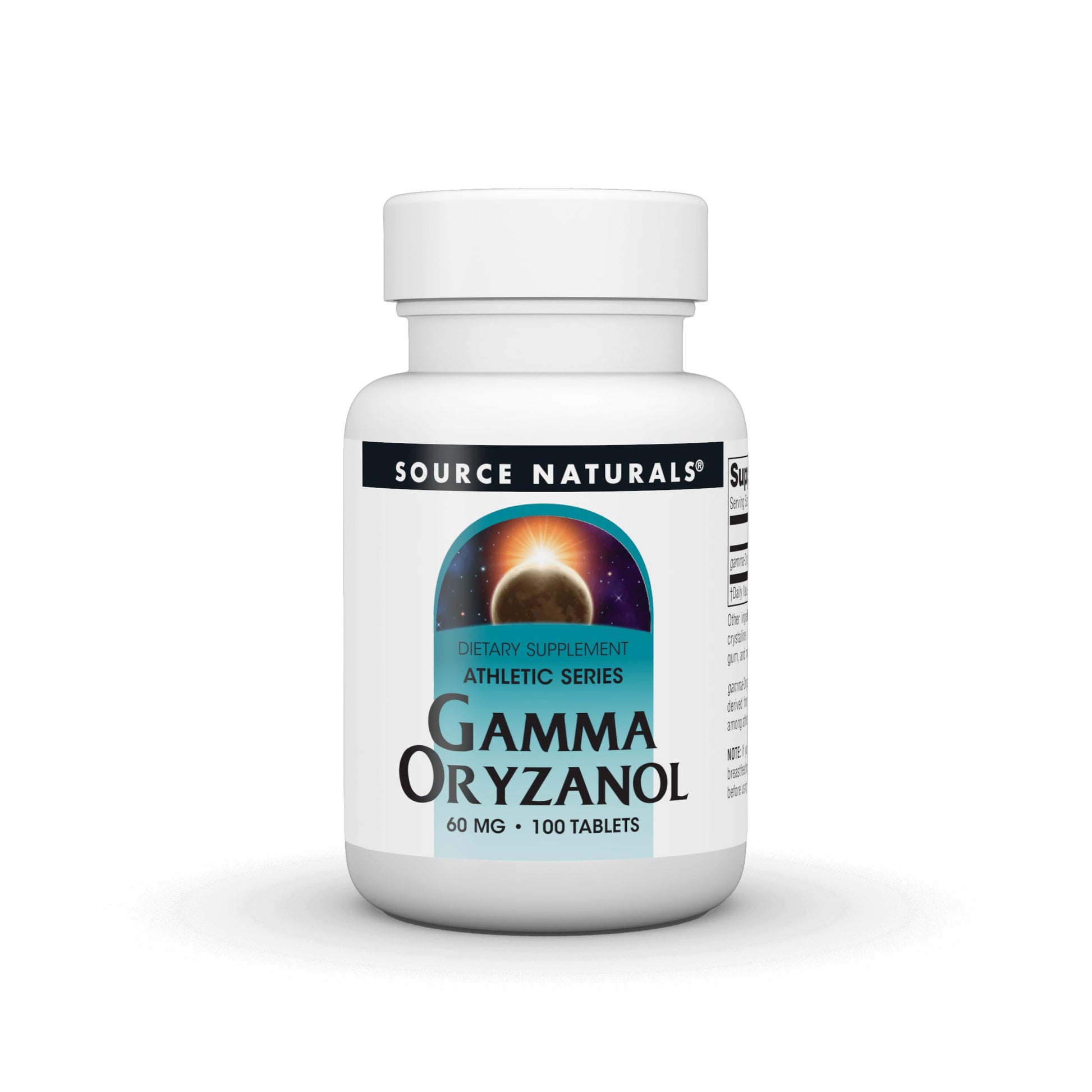 Source Naturals Gamma Oryzanol 60 mg, 100 Tablets